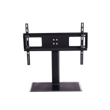 Factory Direct Tempered Glass TV Stand, 26" 32" 37" 42" 46" 50" 55" 60" 65" Height Adjustable LCD TV Wall Stand/